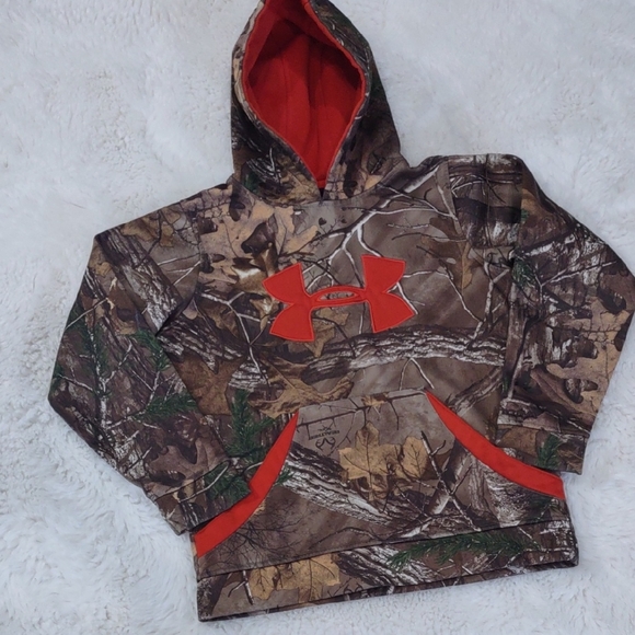 Under Armour Brown and Orange Camo Sweatshirt - Picture 12 of 13